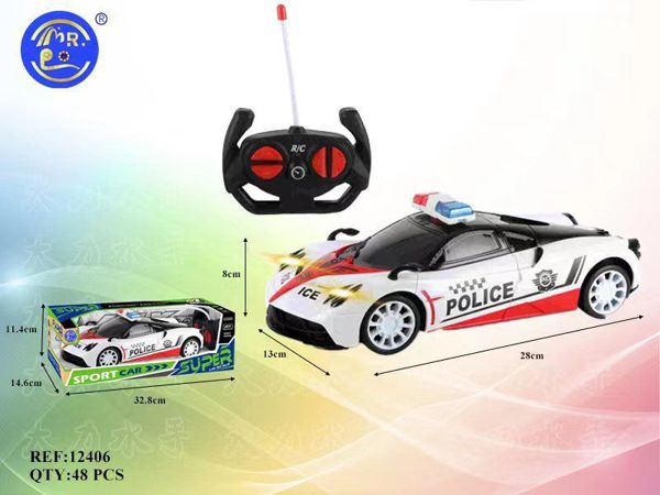 Carro Desportivo Telecomandado Polícia