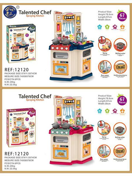 Cozinha para Crianças c/ 67 Peças