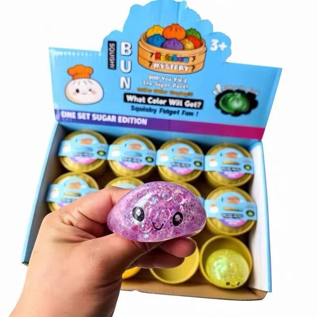 Mini Dumpling Squishy c/ Glitter