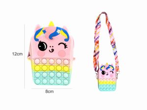 BOLSA SILICONE UNICORNIO 12CM