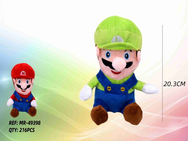 Peluche Super Mário/Luigi 20.3CM
