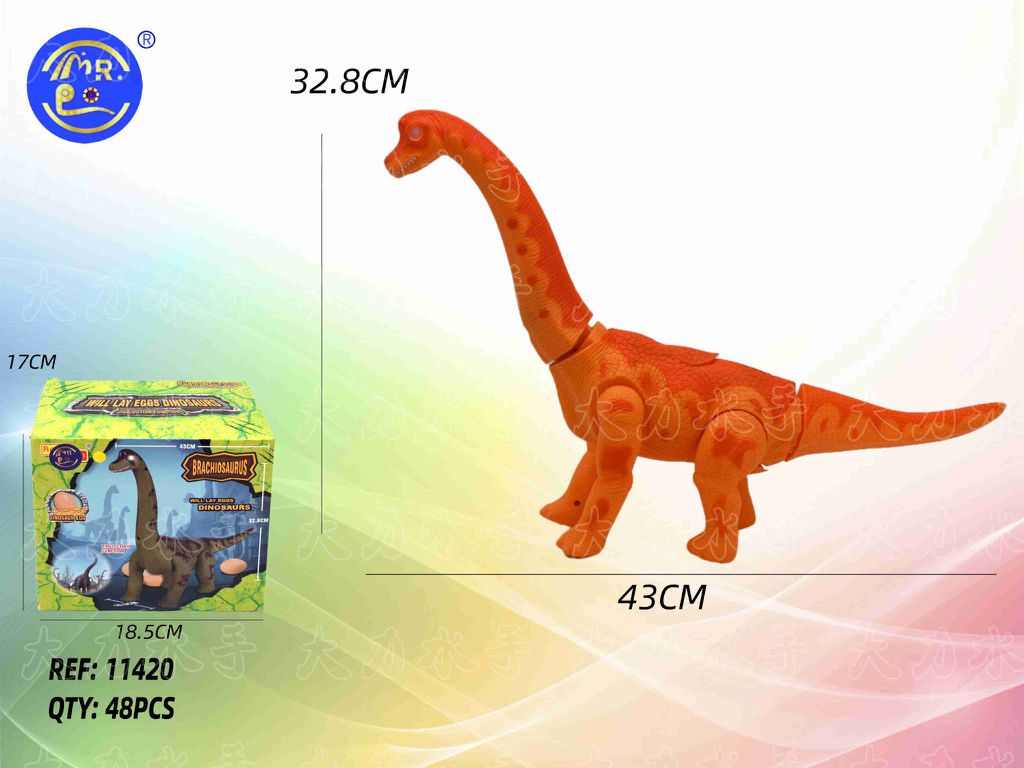 Dinossauro que Põe Ovos com Luz, Som e Projeção