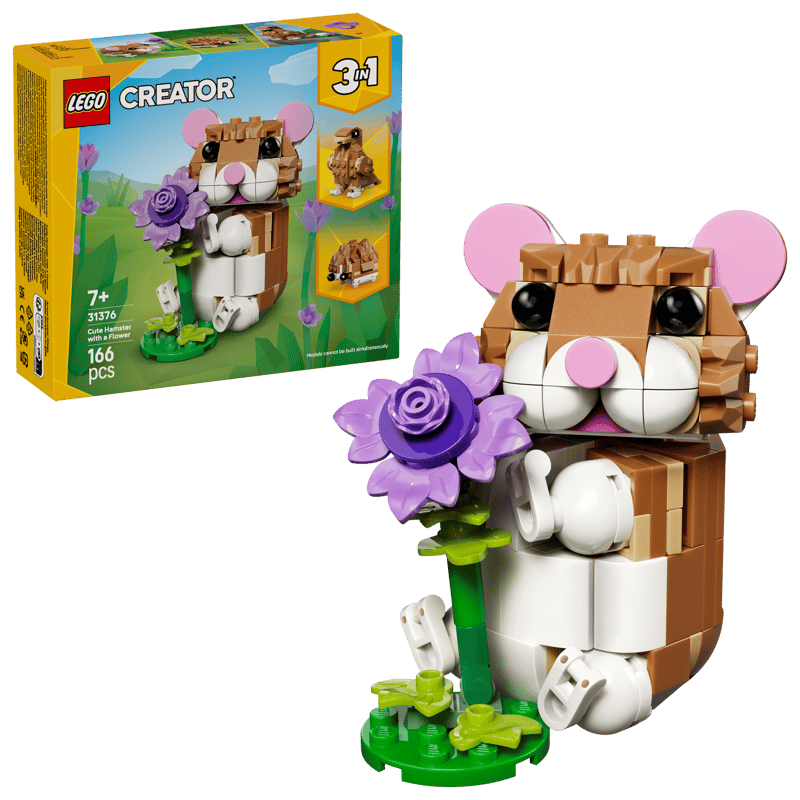 LEGO - LEGO Creator - Cute Hamster with a Flower (31376)