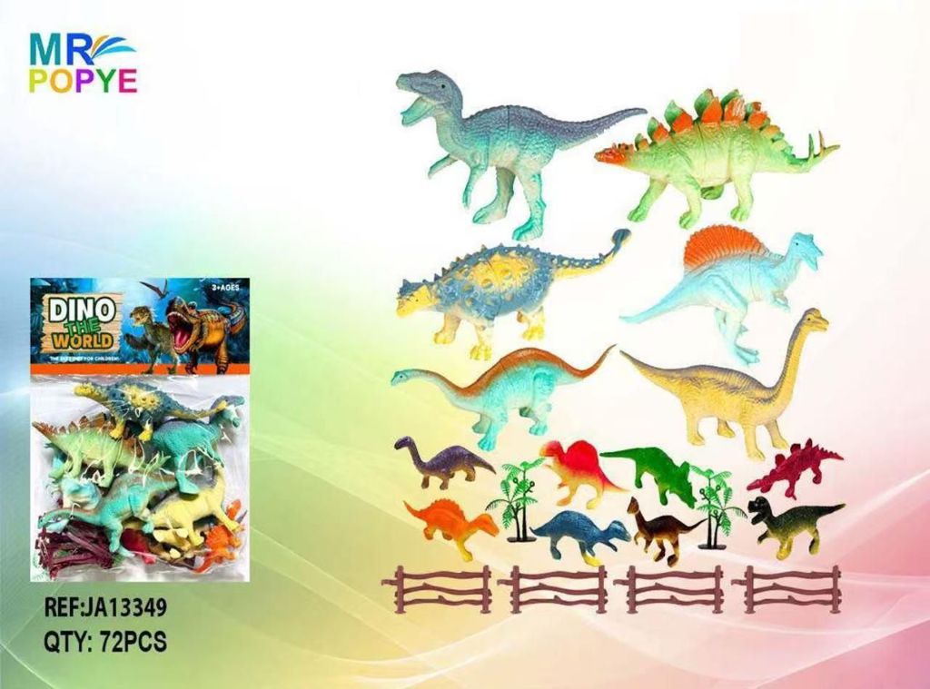 Conjunto de 20 Dinossauros (Modelo 2)