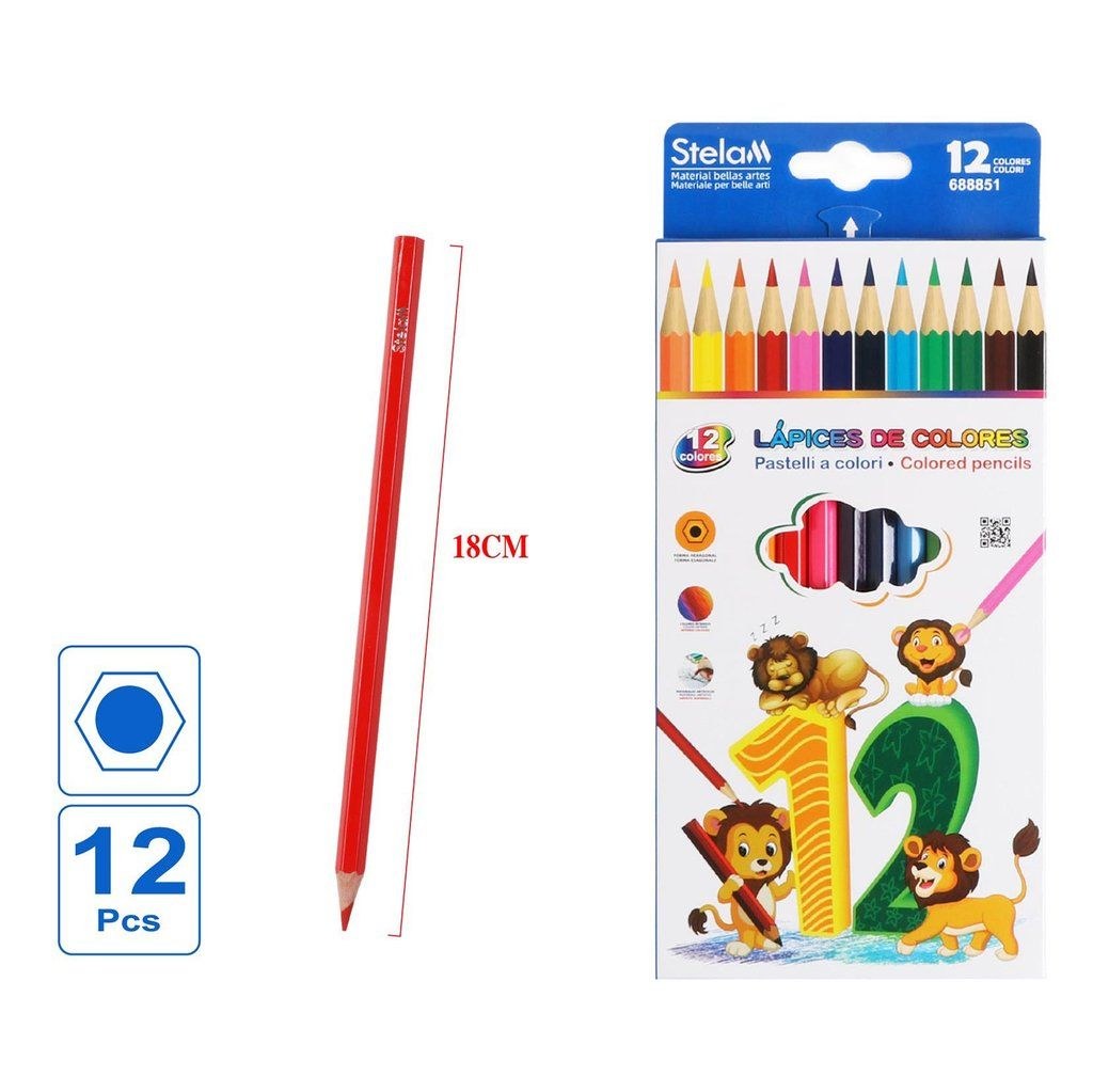 Lápis de Cor (12 unidades)