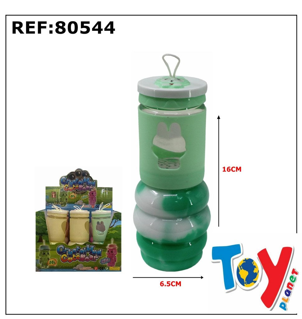 Slime Bicolor em Frasco 16 Cm