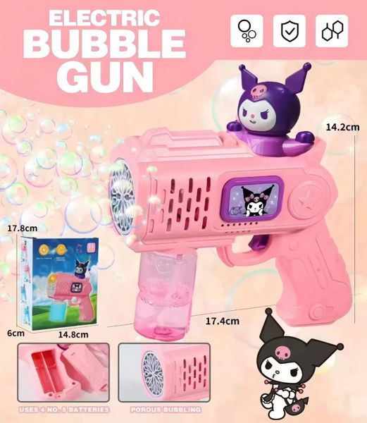 Pistola Automática de Bolhas de Sabão Hello Kitty and Friends