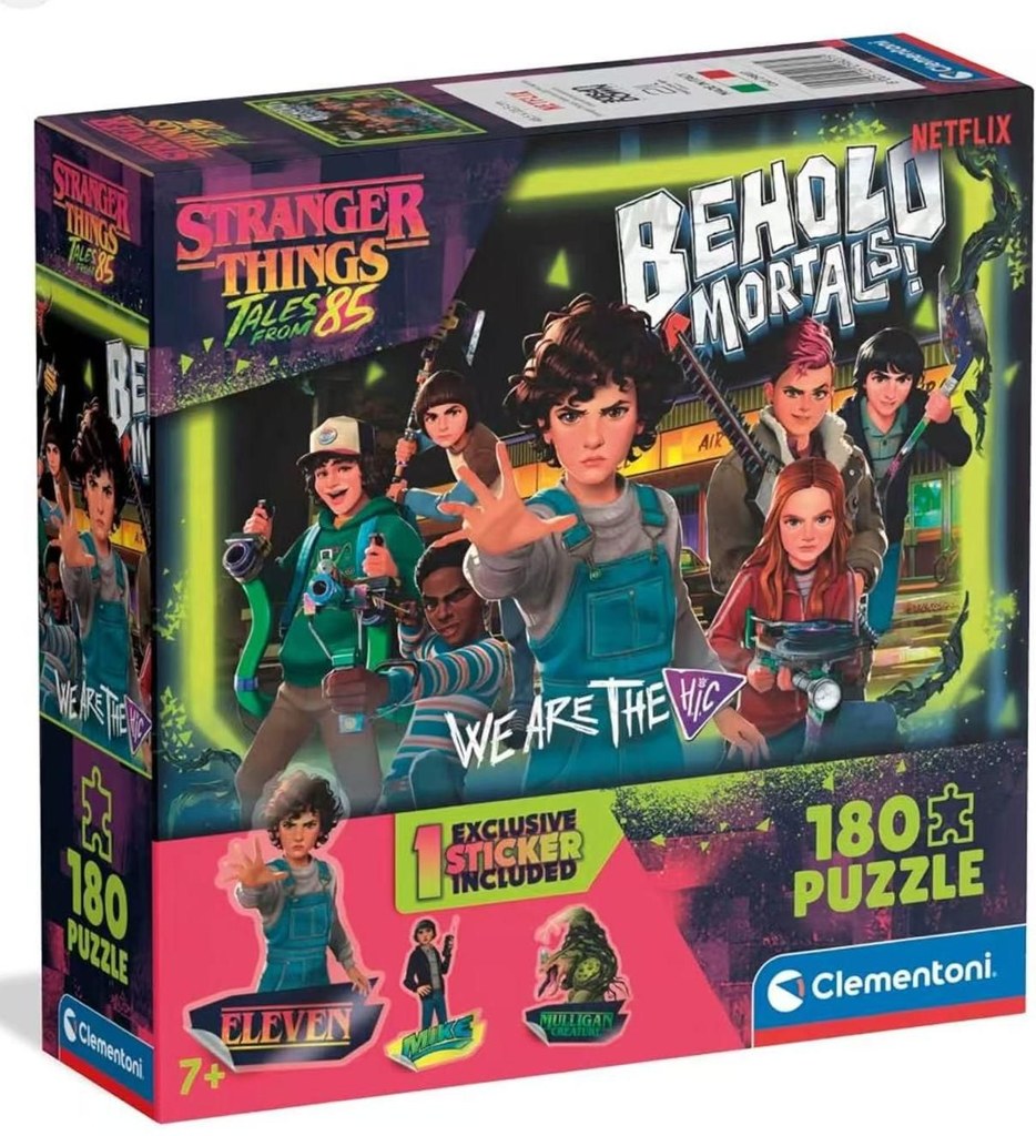 Puzzle Clementoni Square Box Stranger Things 85-1 180 pçs