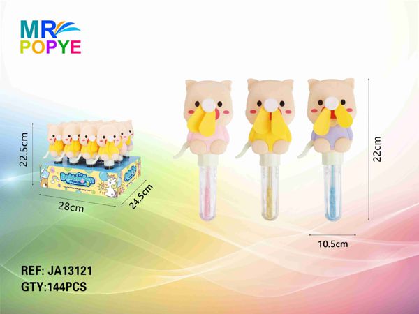 Bolhas de sabão com Ventoinha Manual Porquinho (Pack 12)