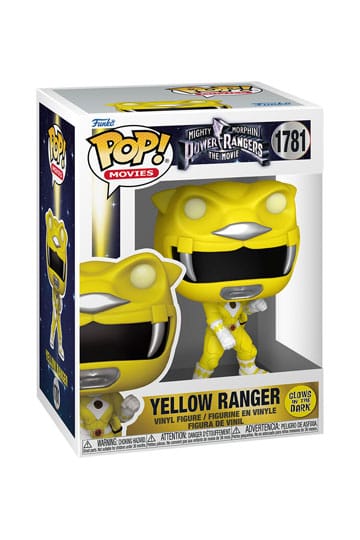 Mighty Morphin Power Rangers: The Movie POP! Movies Vinyl Figures Yellow Ranger (GITD) 9 cm