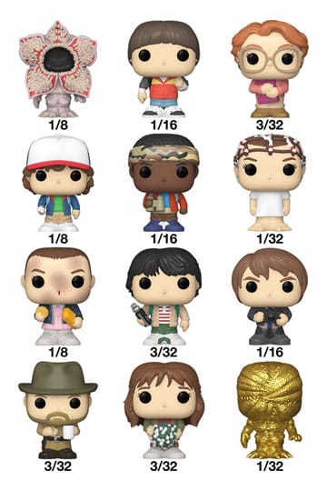 Stranger Things Bitty POP! Vinyl Figure Display (32) PDQ 2,5 cm 3