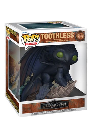 Funko POP! Deluxe Como Treinar o Teu Dragão (Live Action) – Desdentado (16 cm)