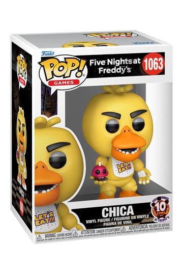 Five Nights at Freddy's POP! Vinyl Figure 10th Anniversary - Chica 9 cm 3