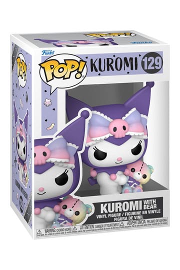 Sanrio POP! & Buddy Animation Vinyl Figures Kuromi w/ Bear 9 cm