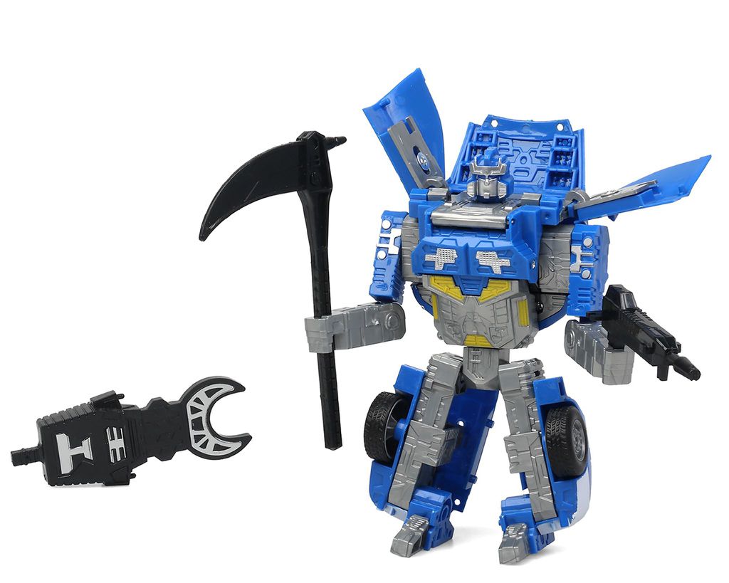 Robô Transformável em Carro com Acessórios 38 x 26 Cm