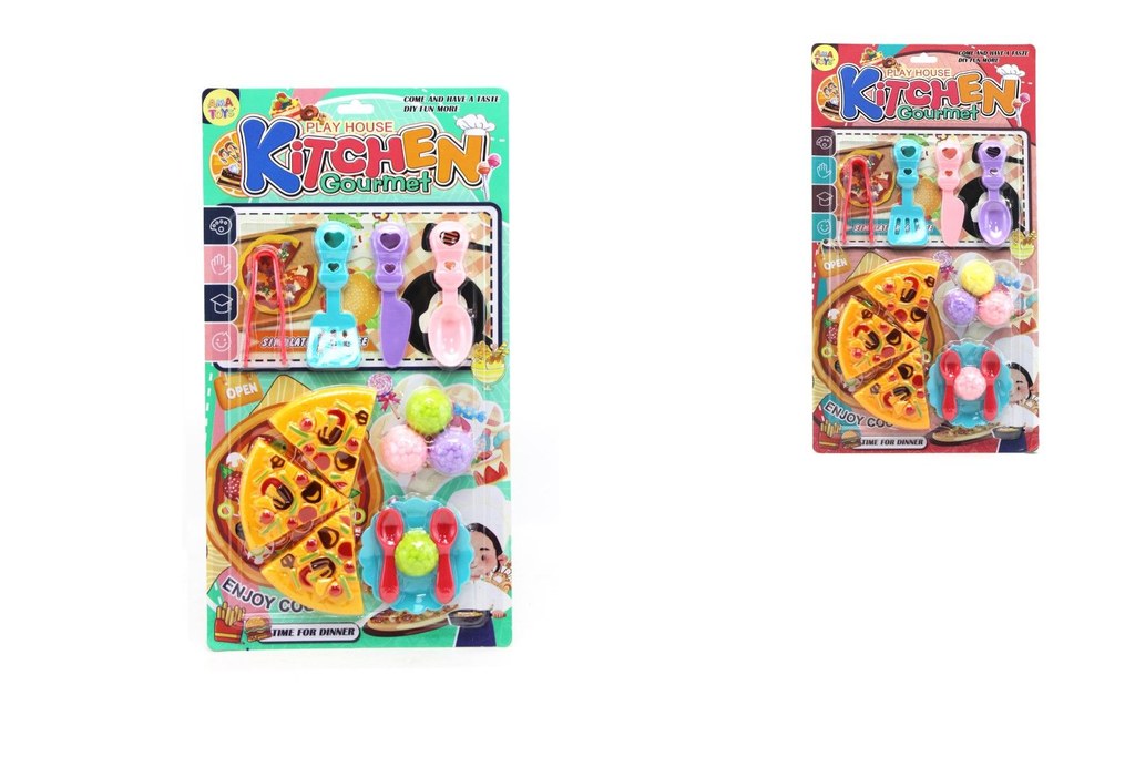 Conjunto Pizza com Utensílios 39 x 21 Cm