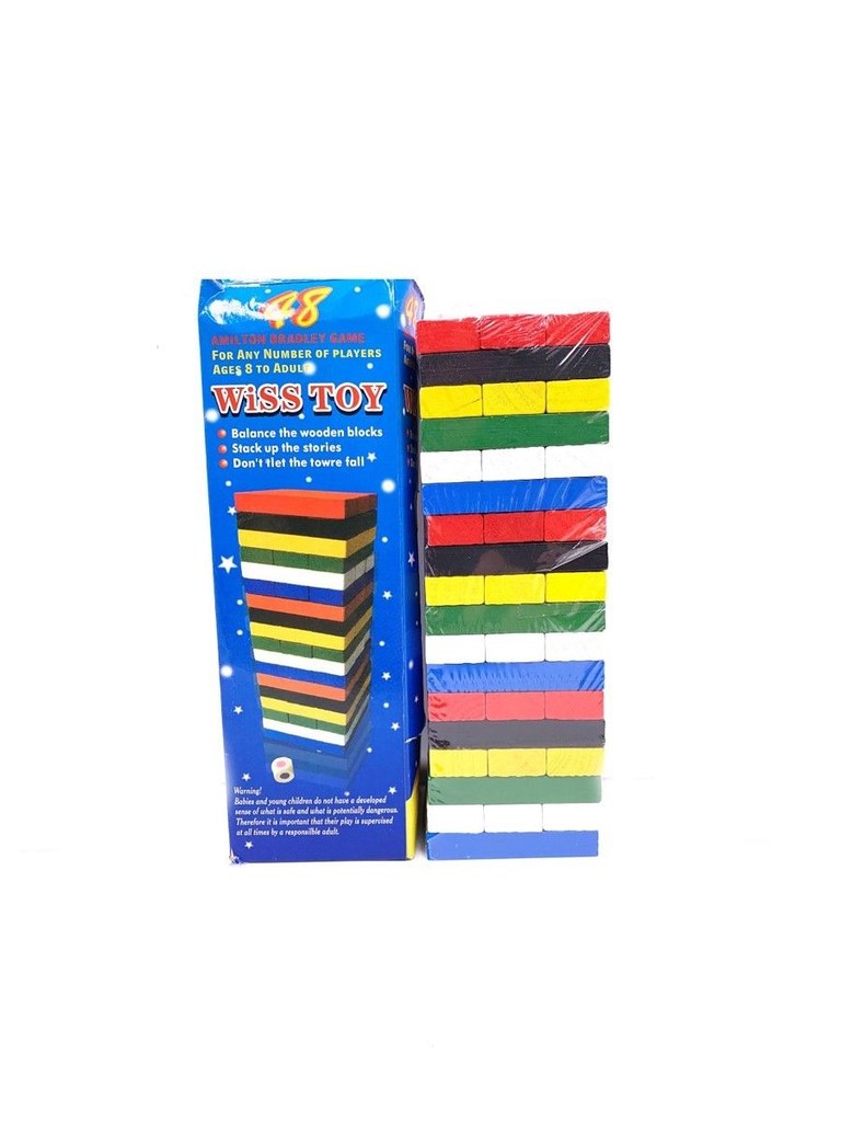 Jogo de Mesa - Torre de Blocos 15 cm