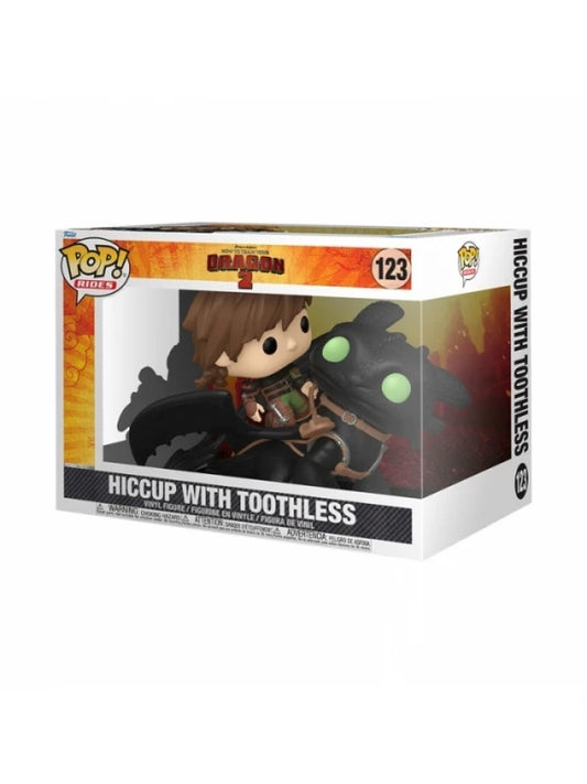 Funko POP! Rides Como Treinar o Teu Dragão – Soluço com Desdentado