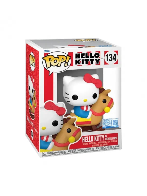 Funko POP! Premium Sanrio – Hello Kitty no Cavalo de Baloiço