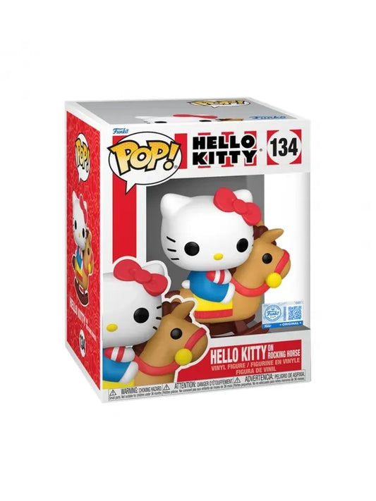 Funko POP! Premium Sanrio – Hello Kitty no Cavalo de Baloiço