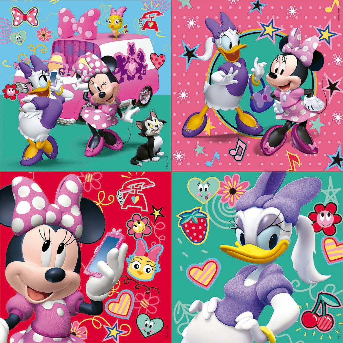 Puzzle Educa Mala Progressivos Minnie 12-16-20-25 pçs
