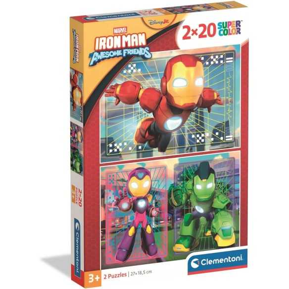 Puzzle Clementoni Iron Man 2x20 pçs