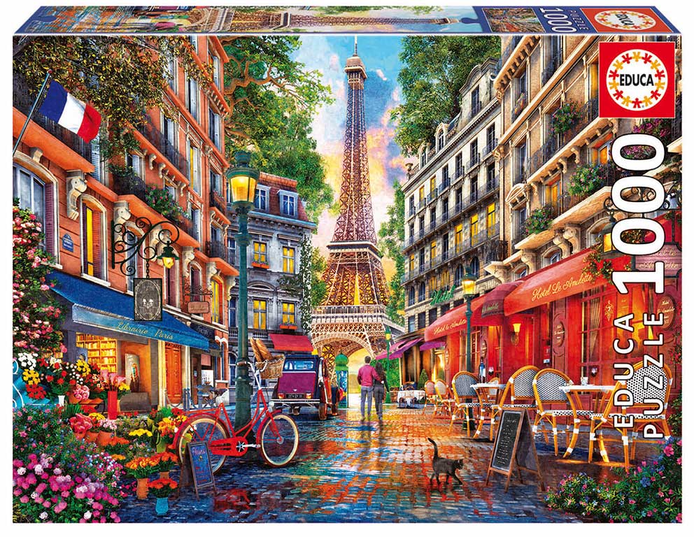 Puzzle Educa Paris Dominic Davison 1000 pçs