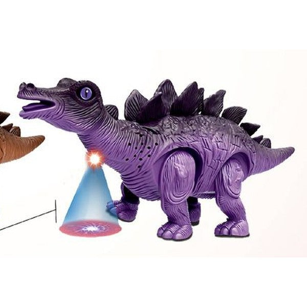 Dinossauro Elétrico com Luz e Som (Modelo 1) - Roxo
