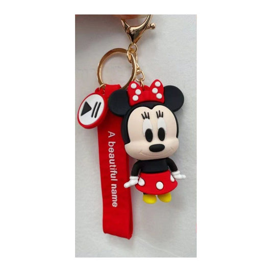 Porta-Chaves Mickey e Minnie Clássicos com Cinto Vermelho - Minnie