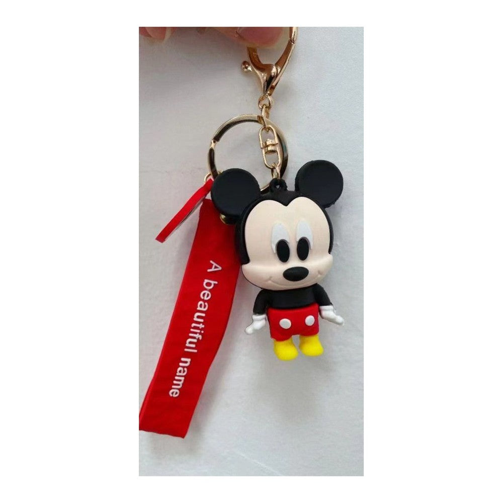 Porta-Chaves Mickey e Minnie Clássicos com Cinto Vermelho - Mickey