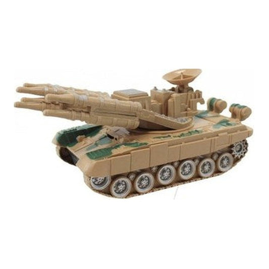 Tanque Telecomandado 4 Canais 28x12x12 CM - Castanho