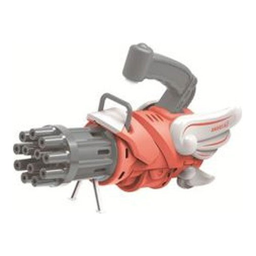 Pistola Automática de Bolhas de Sabão c/ Luz e Som - Laranja