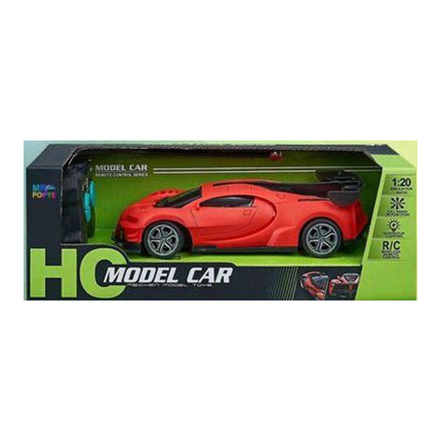 Carro de Corrida Telecomandado 1:20 4 Canais com Luzes 3D - Vermelho