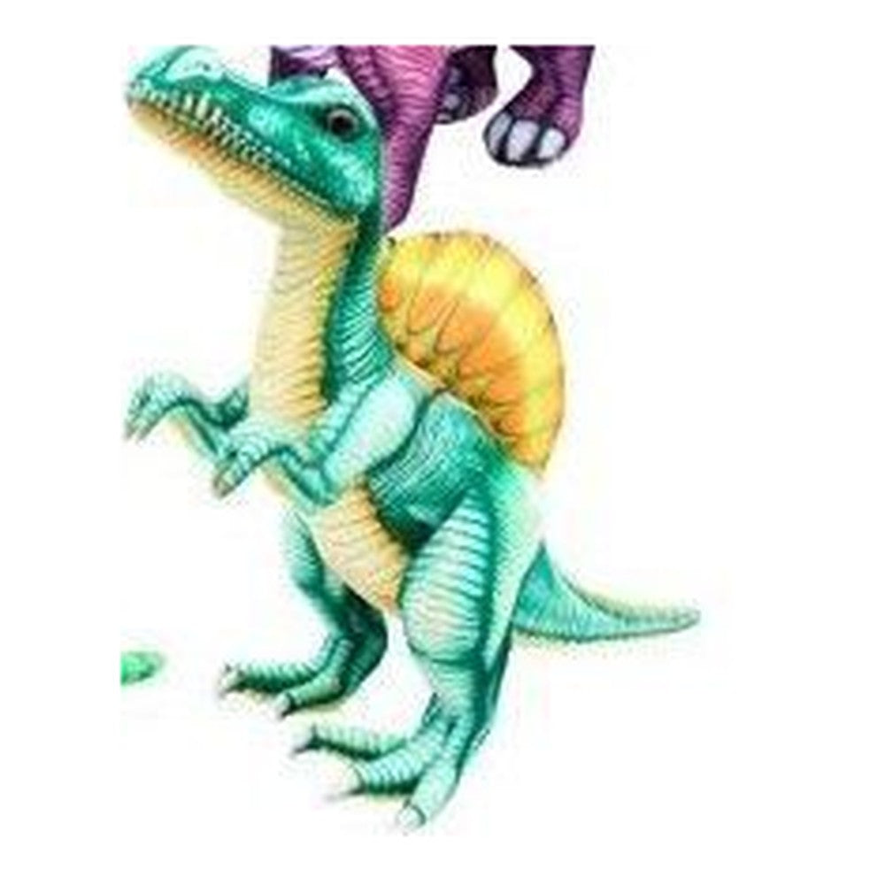 Peluche Dinossauro 4 Modelos 30CM - Azul Céu