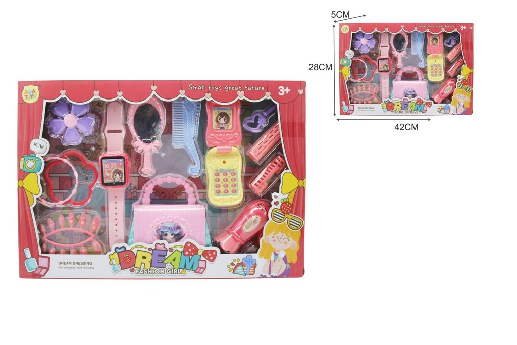 Conjunto de Beleza Dream Fashion Girl 42 x 28 x 5 Cm