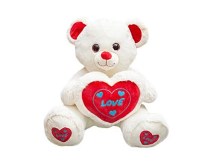 Urso de Peluche Love Vermelho 82 Cm