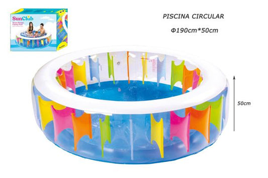 Piscina Insuflável 190 X 190 X 50 CM Sunclub