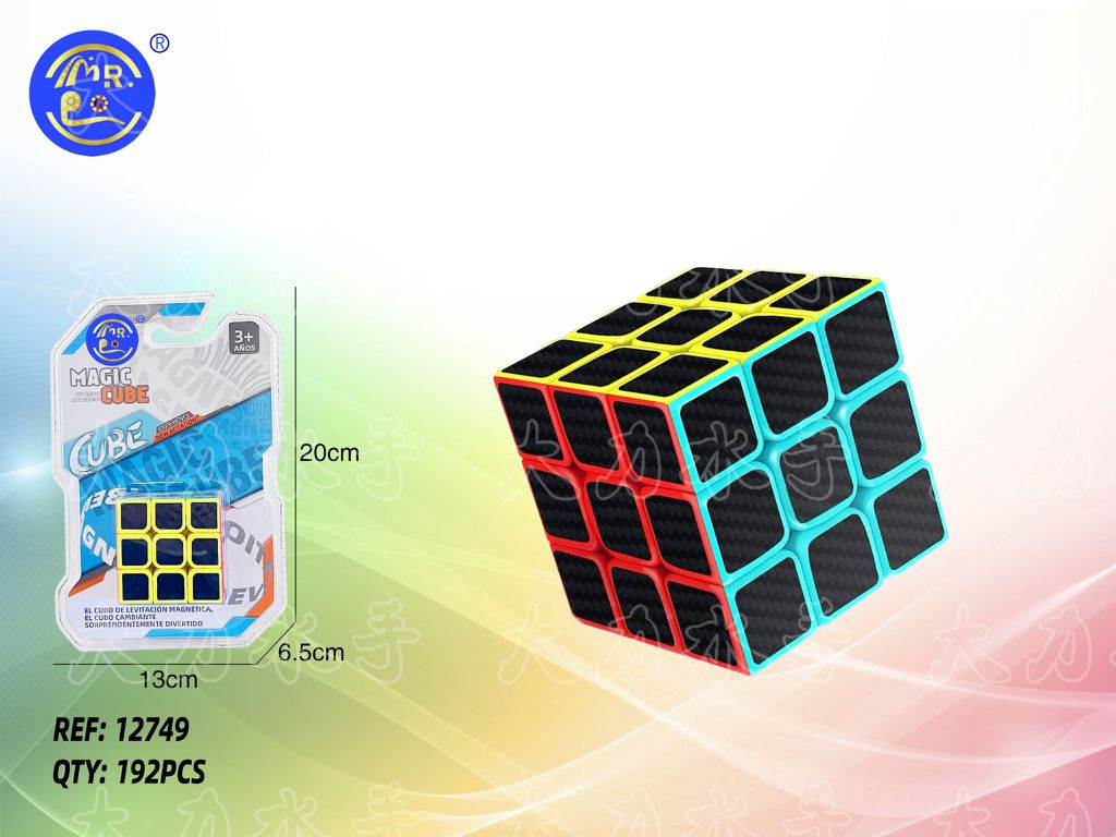 Cubo Mágico 3x3 Fibra de Carbono
