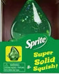 Squishy Gota com Brilhantes em Caixa Tema Refrigerantes - Verde Tema Sprite