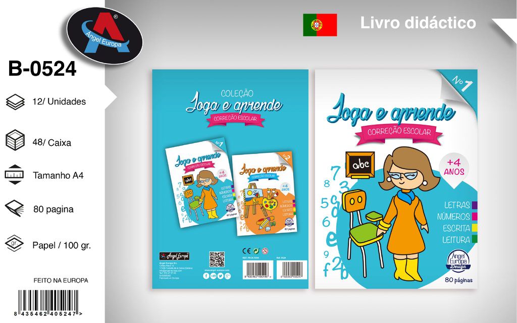 Livro "Joga e Aprende" Correção Escolar