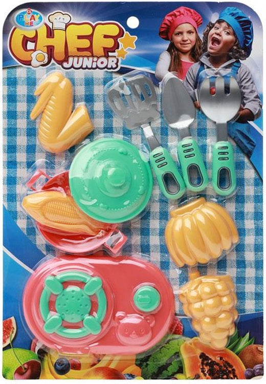 Conjunto Chef Junior de Cozinha - Fogão e Panela
