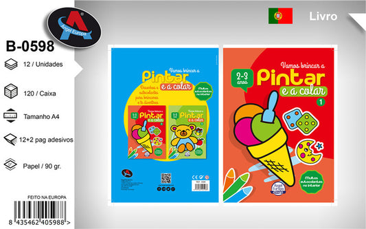 Livro para Colorir e Colar
