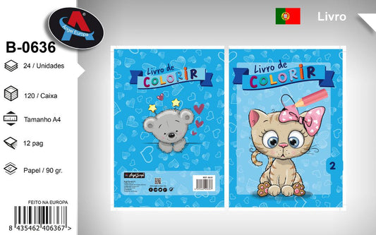Livro para Colorir - Animais