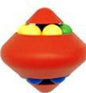 Pião Puzzle de Bolinhas - Vermelho