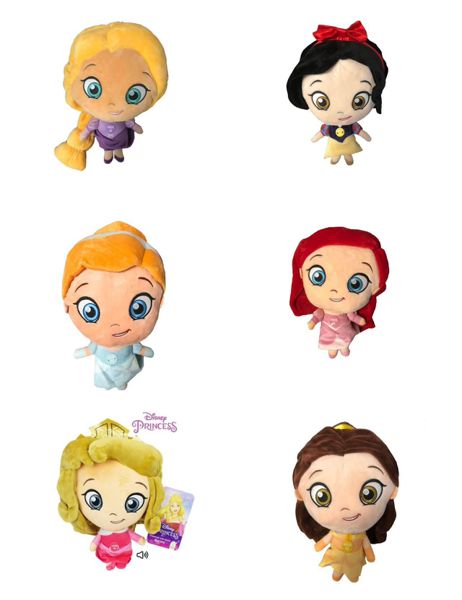 Peluche Disney - Princesas da Disney c/ Som 20CM