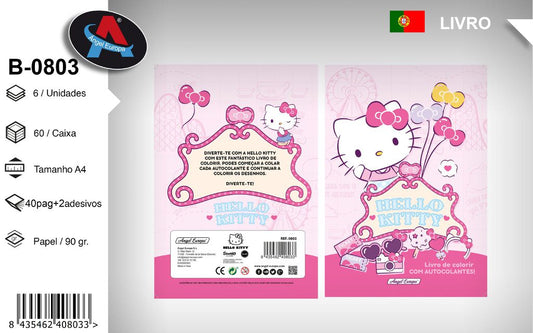 Livro para Colorir Hello Kitty