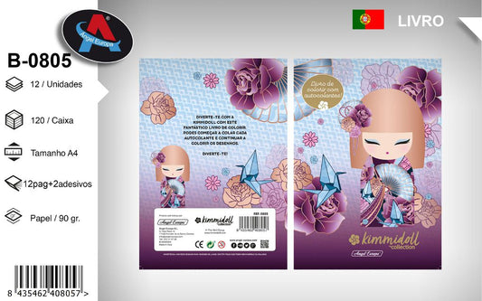 Livro para Colorir Kimmidoll