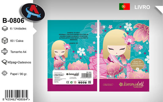 Livro para Colorir Kimmidoll