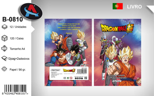 Livro para Colorir Dragonball Super