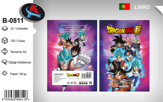 Livro para Colorir - Dragonball Super